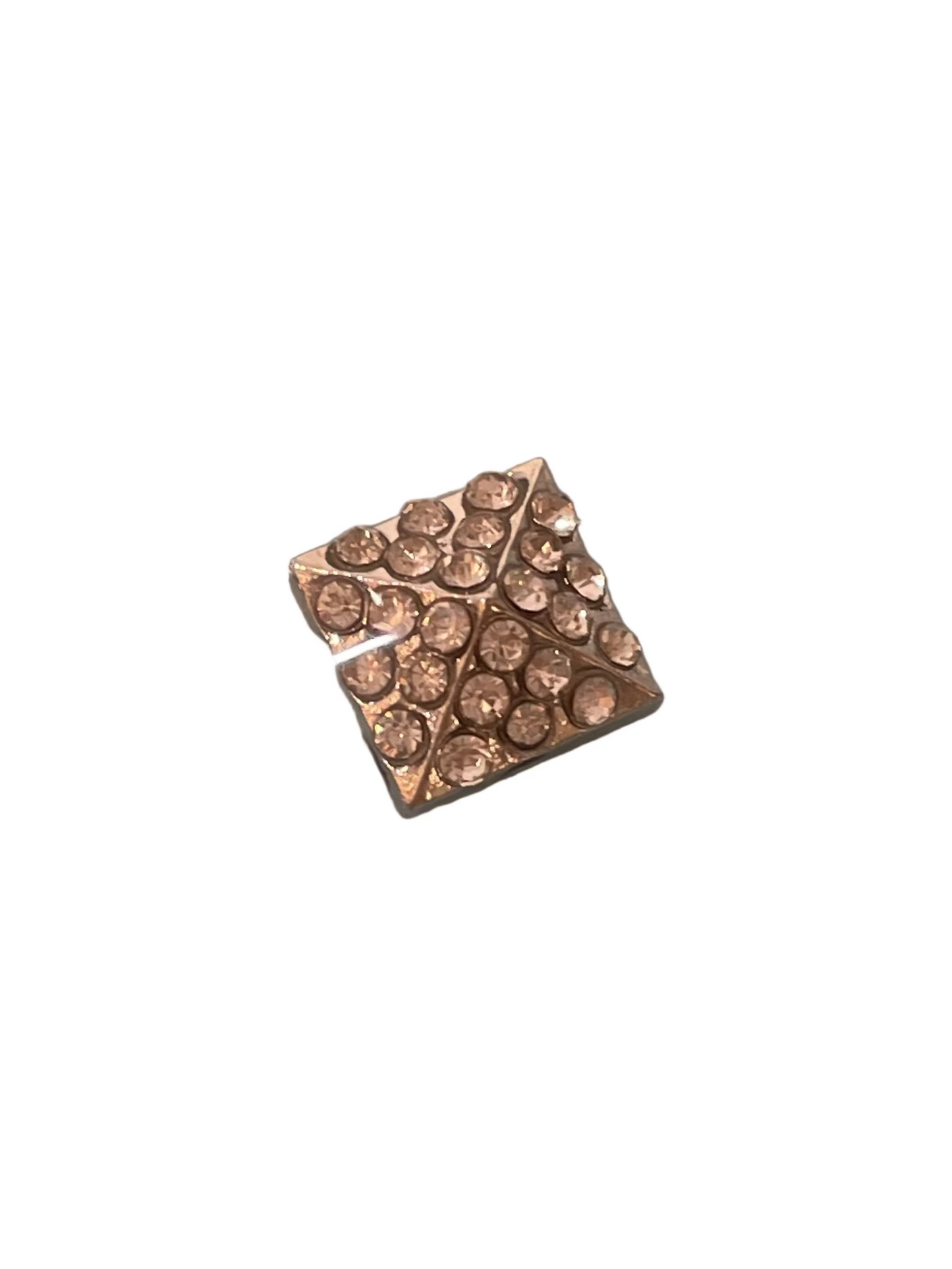 Stud silver crystals Charm
