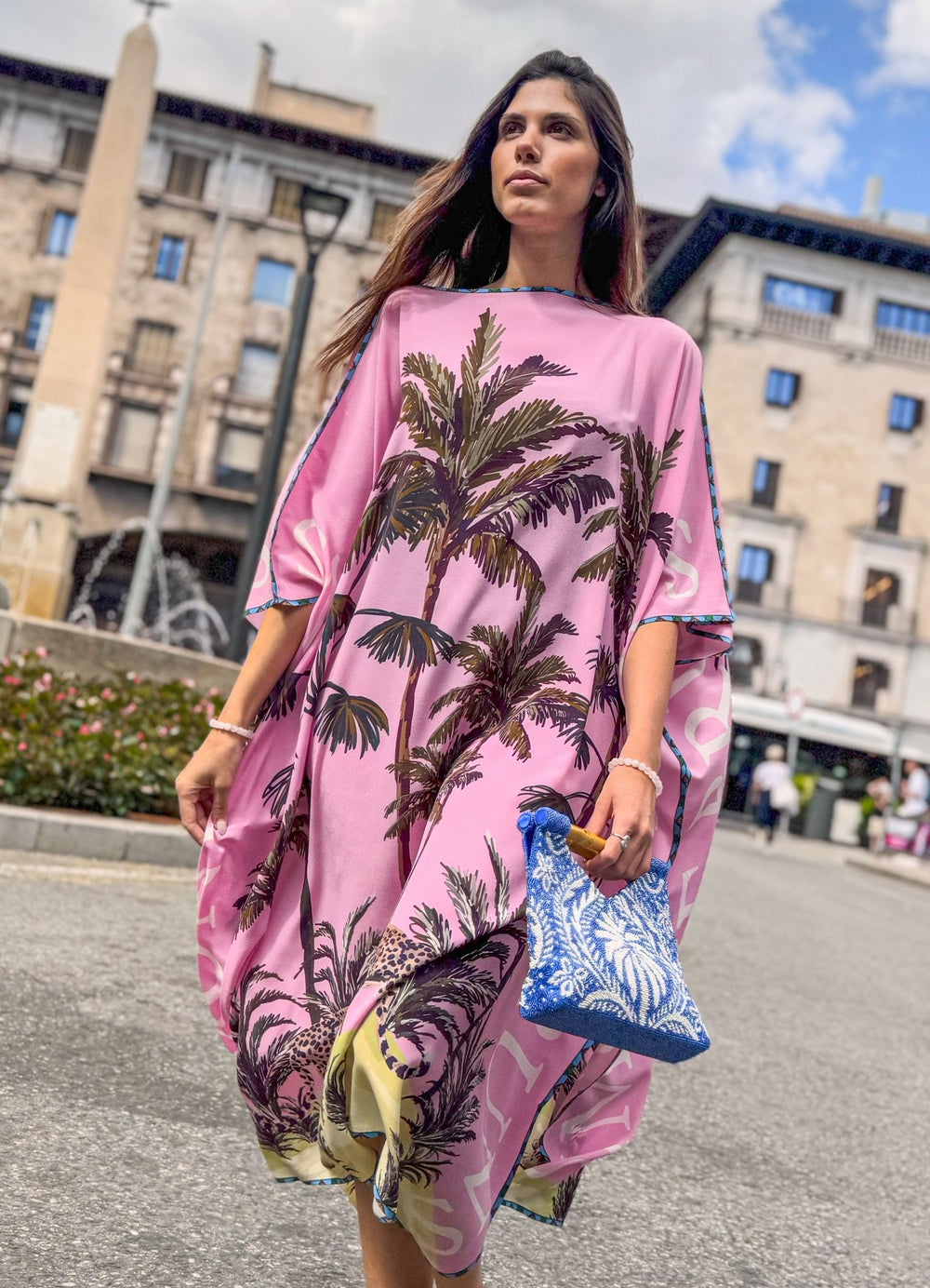 Amalfi Pearl Bag Blue - Peggell Mallorca SL