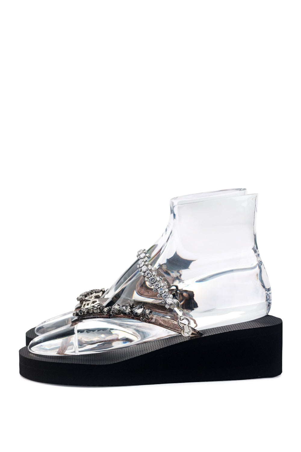 Black & Silver Wedge - Peggell Mallorca SL