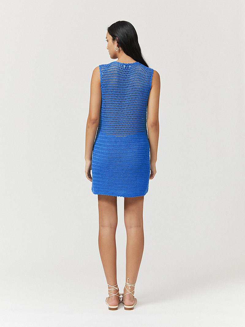 Elvira Crochet Racer Mini - Blue - Peggell