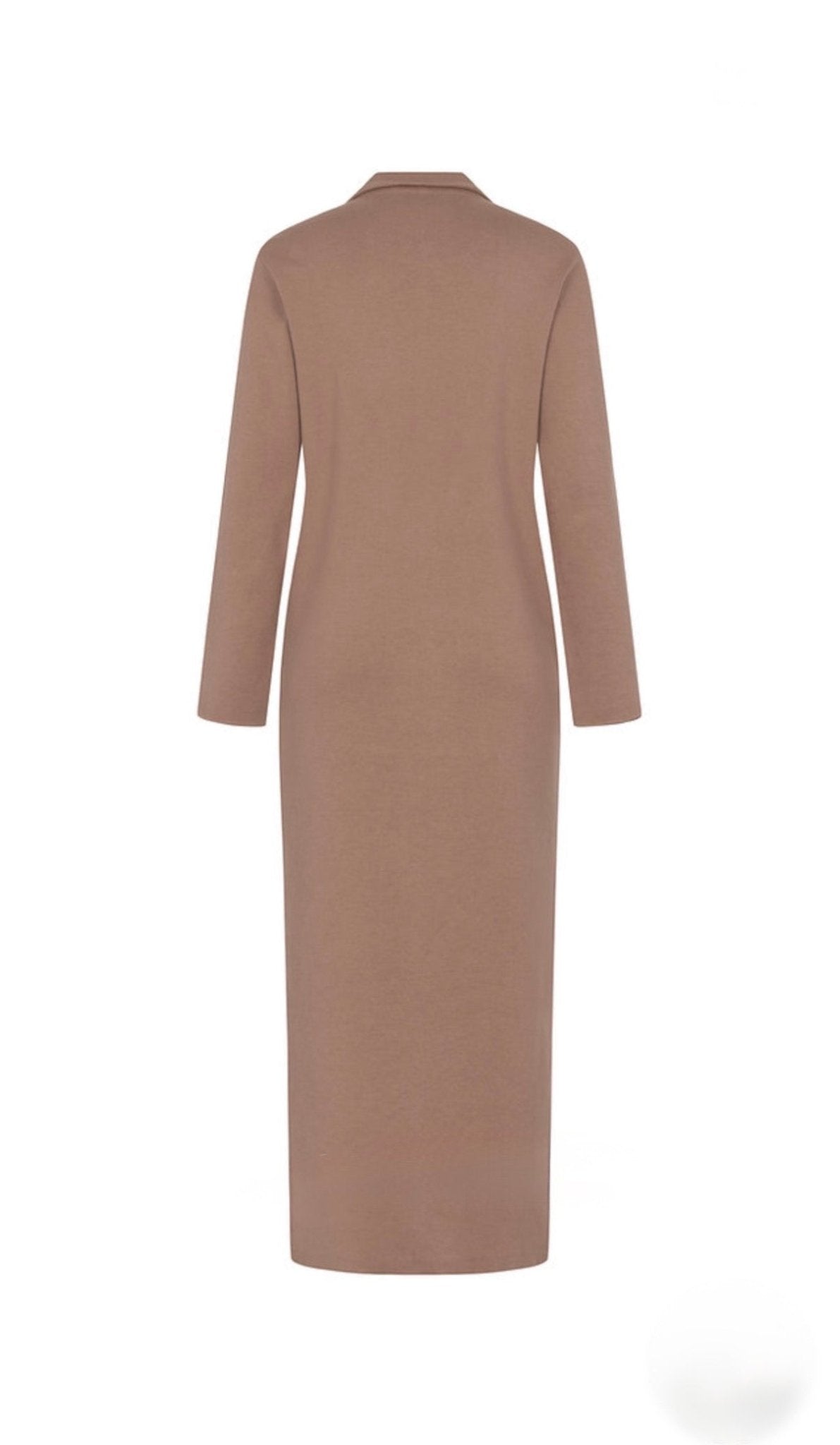 Knitted Coat Palina Mocca by Gitta Banko - Peggell Mallorca SL