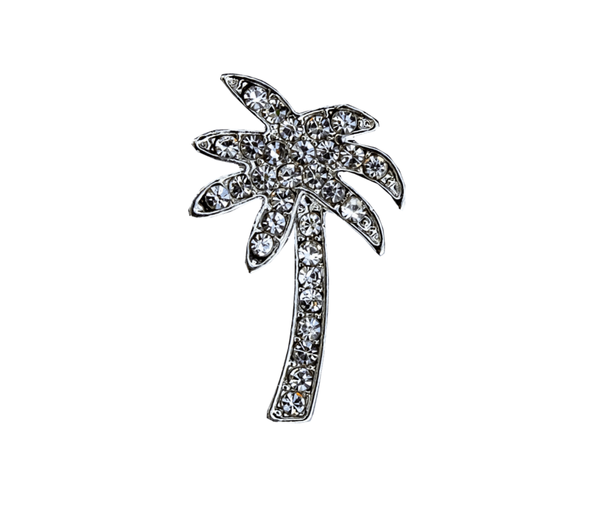 Palm tree crystals silver - Peggell Mallorca SL