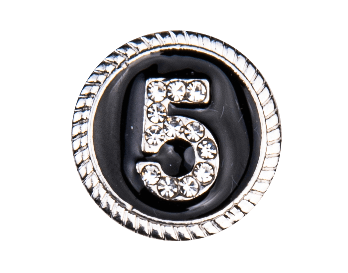 Round coco no5 black + silver - Peggell Mallorca SL