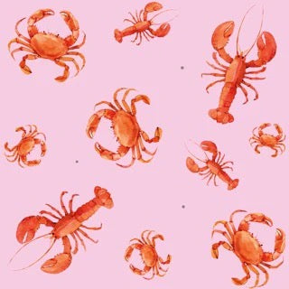 CRAB AND LOBSTER SILK TUNIS - PINK by Simone Bruns