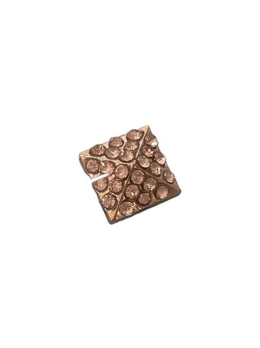 Stud silver crystals Charm