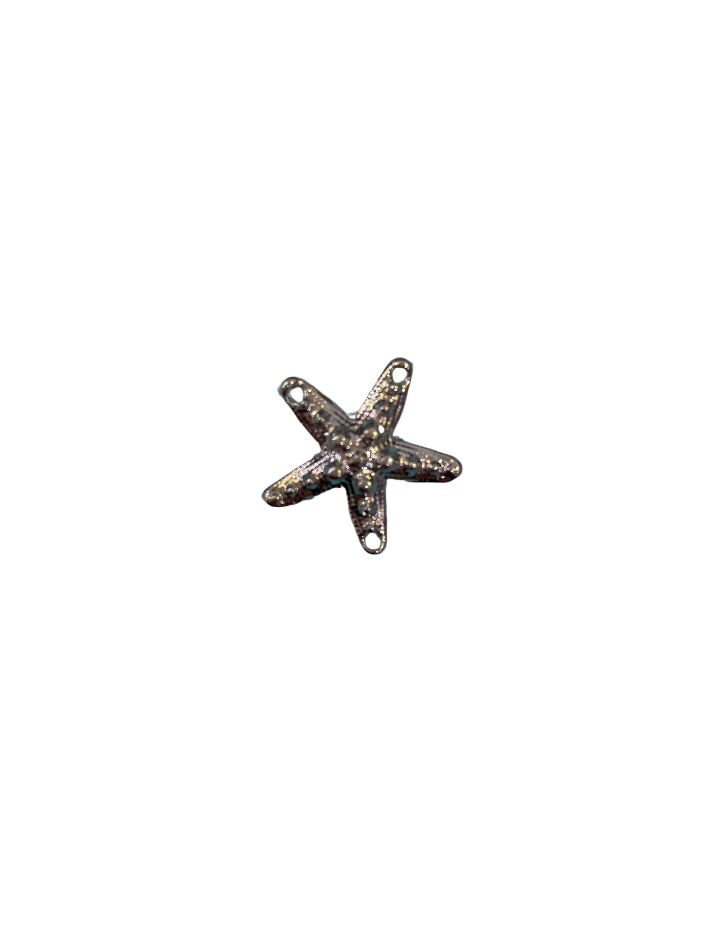 Starfish silver Charm