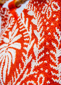 Amalfi Pearl Bag Orange - Peggell Mallorca SL