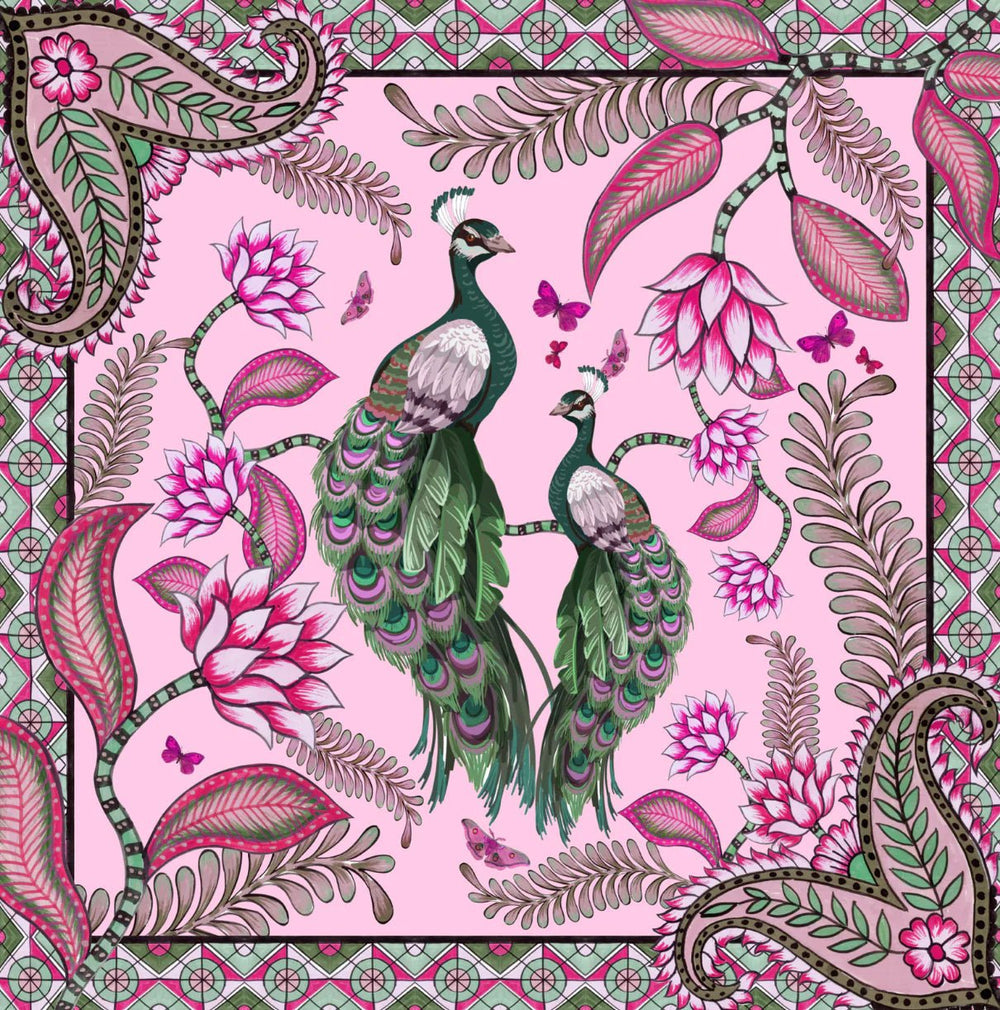 AZURE SILK TUNIC - ROSE by Simone Bruns - Peggell Mallorca SL