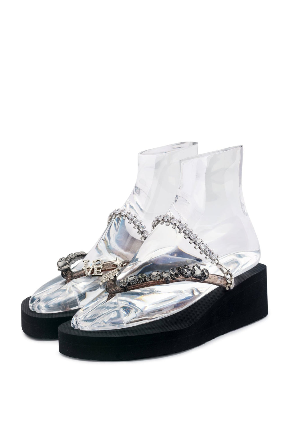 Black & Silver Wedge - Peggell Mallorca SL