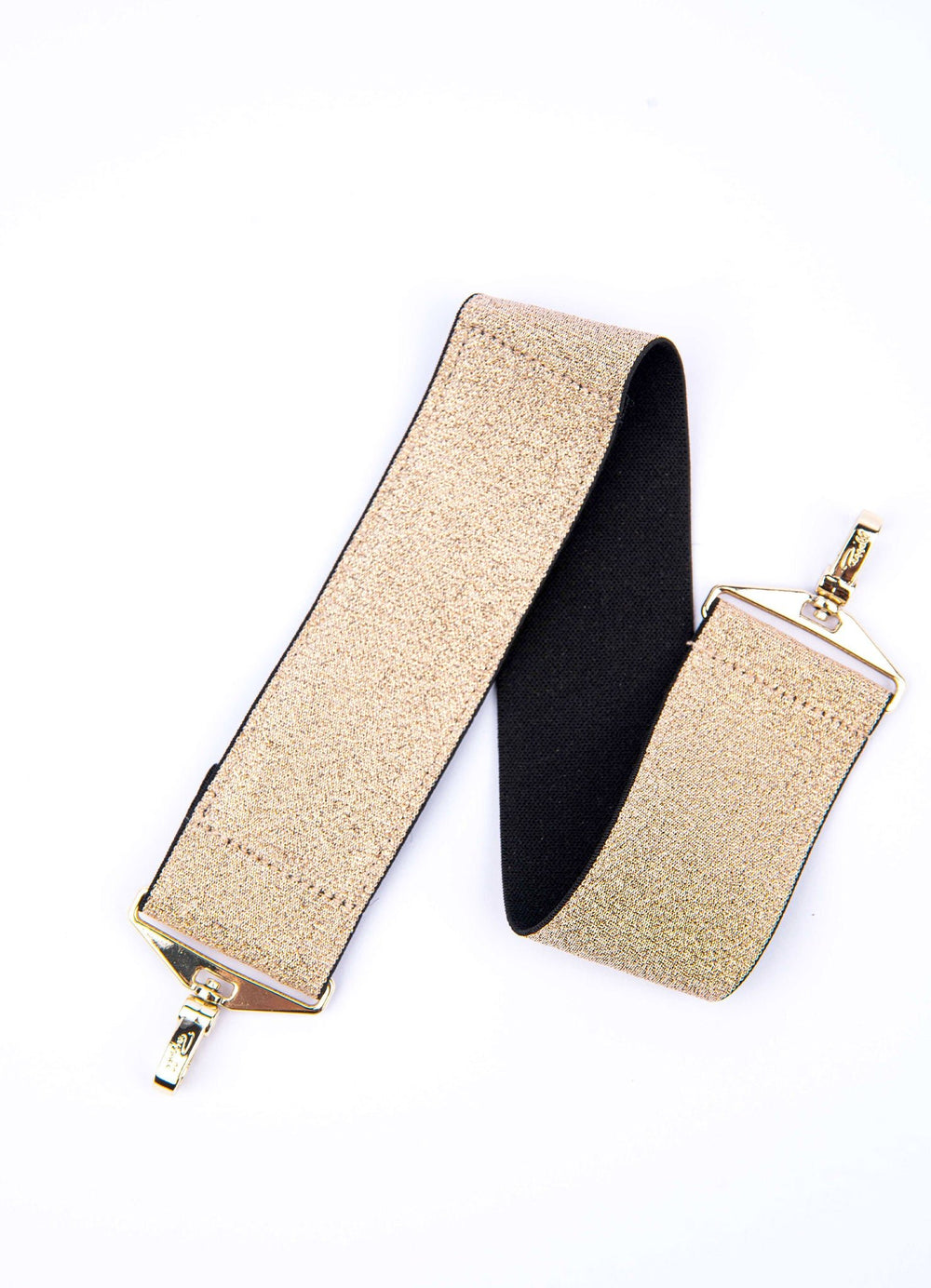 Elastic Ribbon Gold Glitter - Peggell