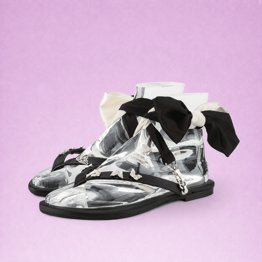 Elena Butterfly Leather Glamflip® - Peggell Mallorca SL