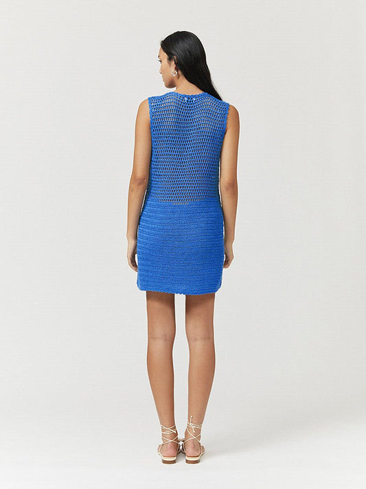 Elvira Crochet Racer Mini - Blue - Peggell