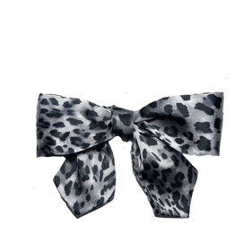 Grey leopard (silver hardware)