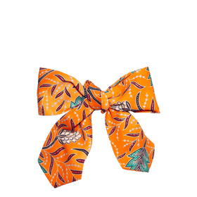 Orange leaf (silver hardware)