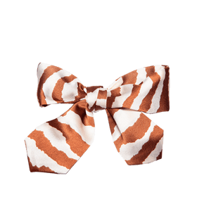 Brown zebra (silver hardware)