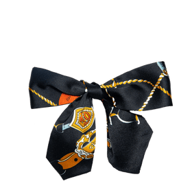 Black horse belt (silver hardware)