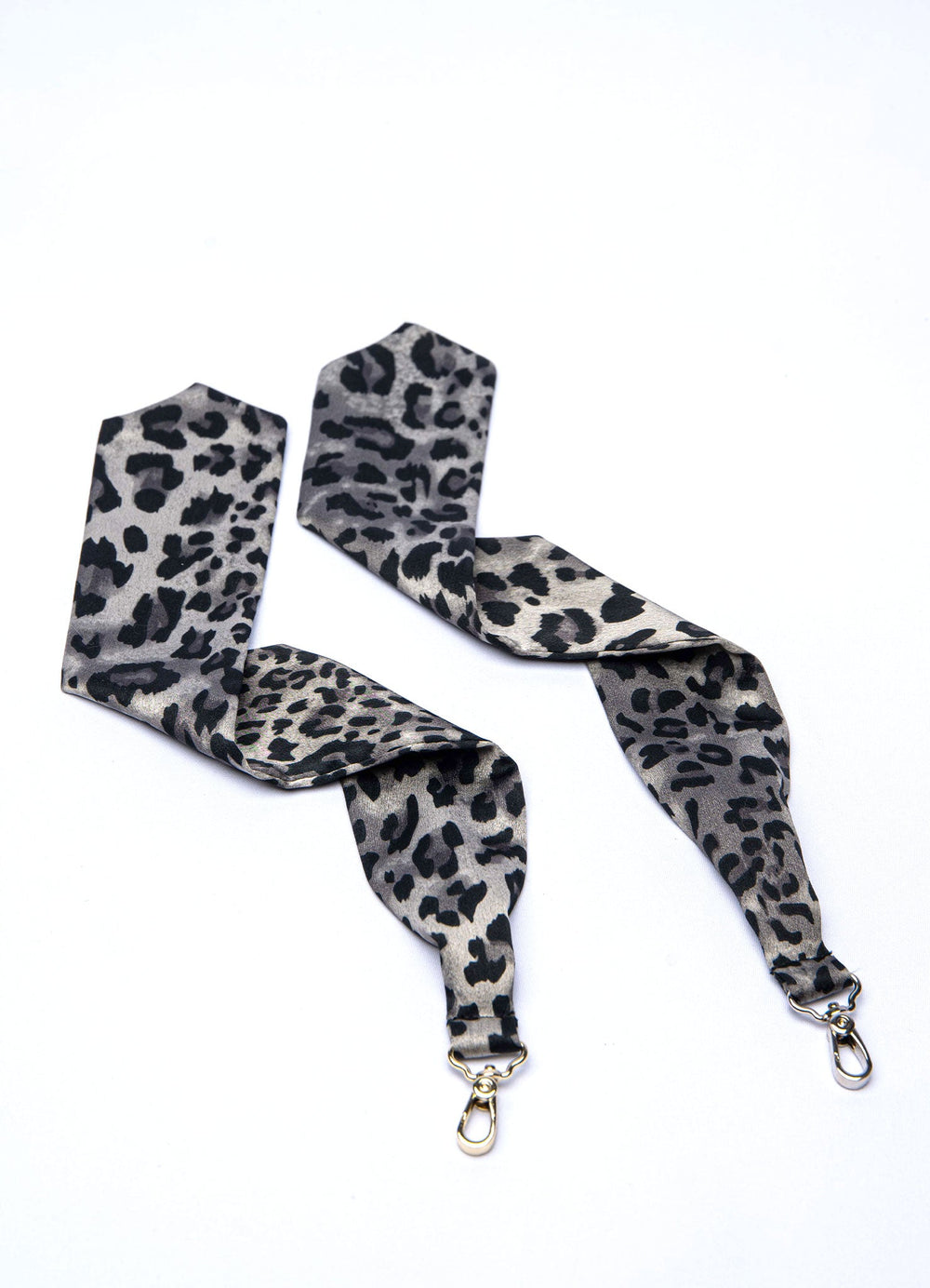 Grey Leopard Ribbon - Peggell