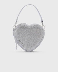 Heart Bag silver crystal by Weat - Peggell