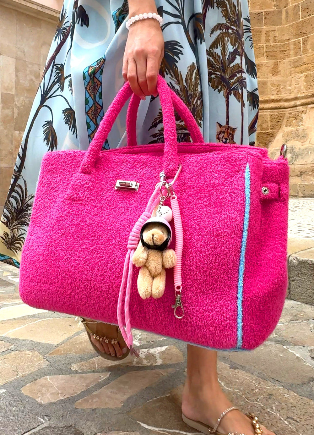 Helmet Teddy Bag Charm - Peggell Mallorca SL