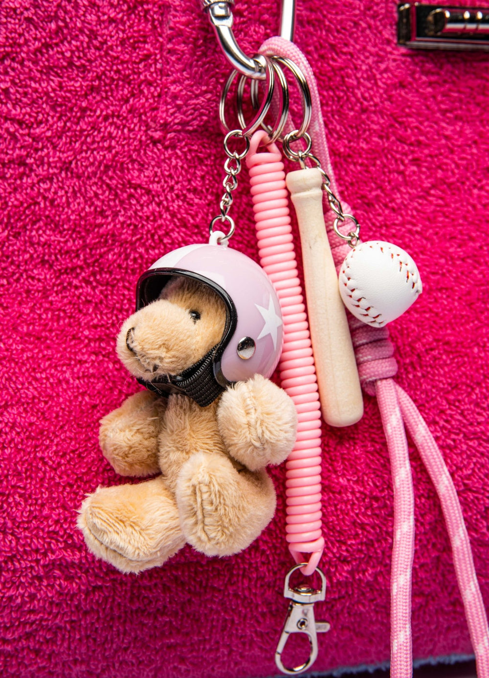 Helmet Teddy Bag Charm - Peggell Mallorca SL