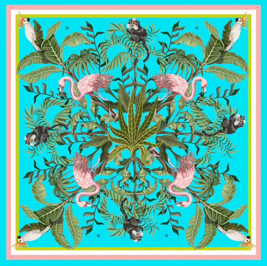 JUNGLE ANIMALS SILK TUNIC - CYNE by Simone Bruns - Peggell Mallorca SL
