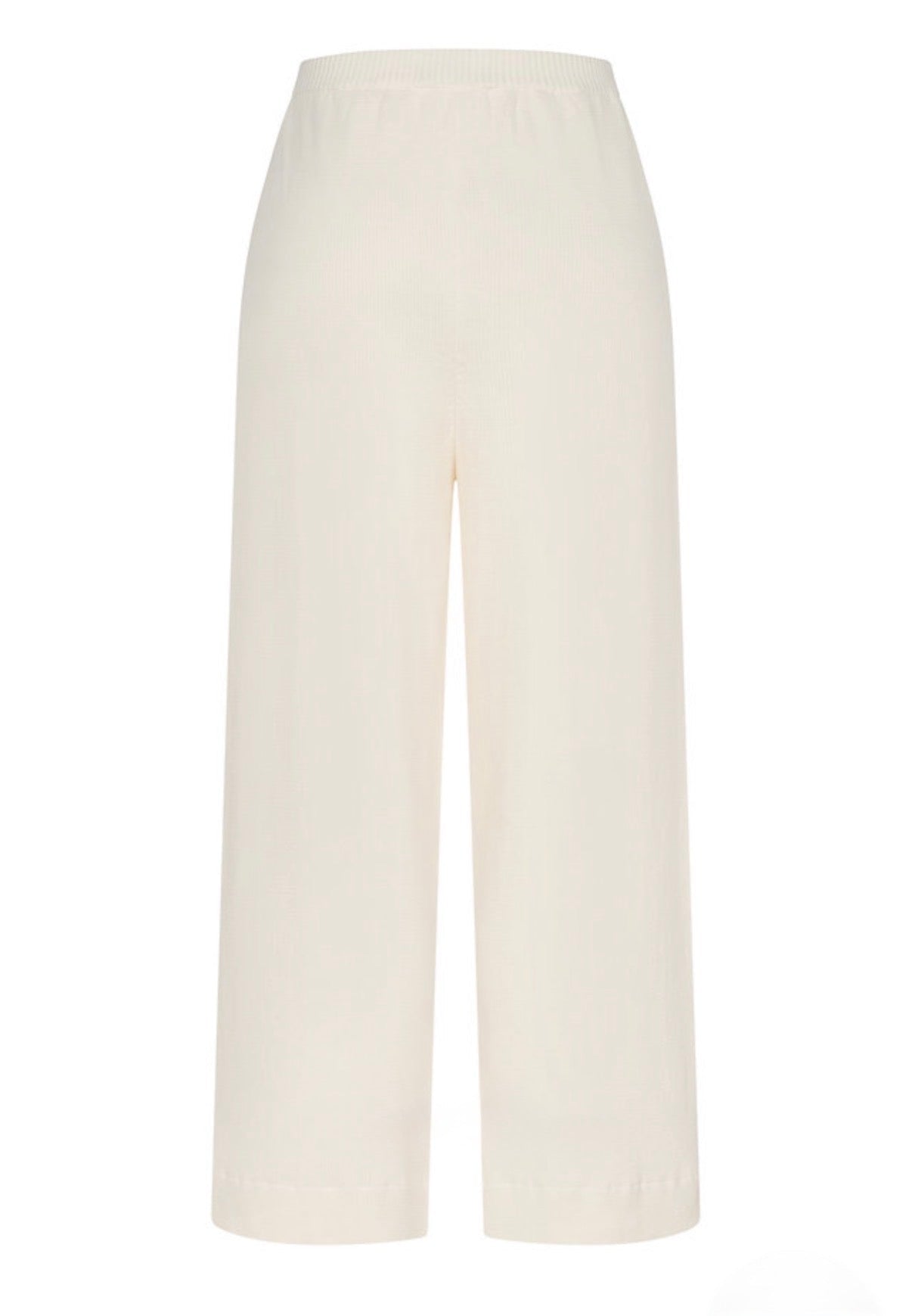 Knitted Pants Isla In Ecru by Gitta Banko - Peggell Mallorca SL