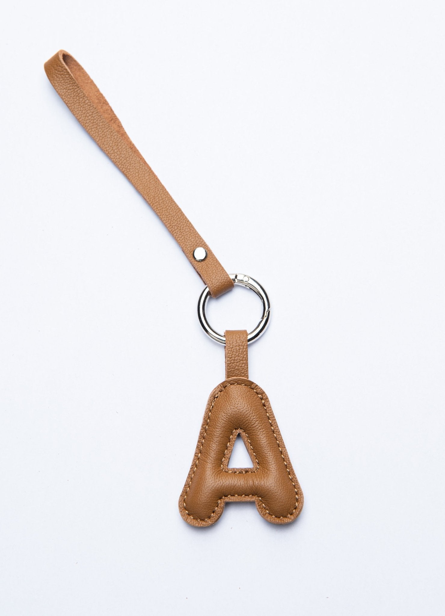 Leather Charm "A" - Peggell