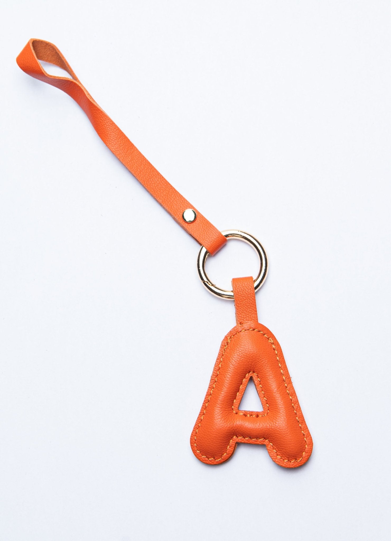 Leather Charm "A" - Peggell