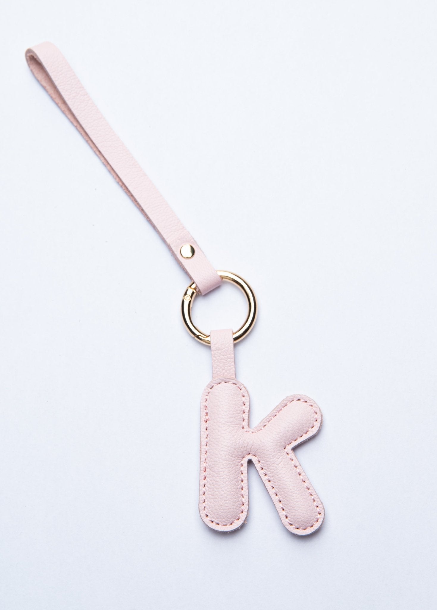 Leather Charm K - Peggell