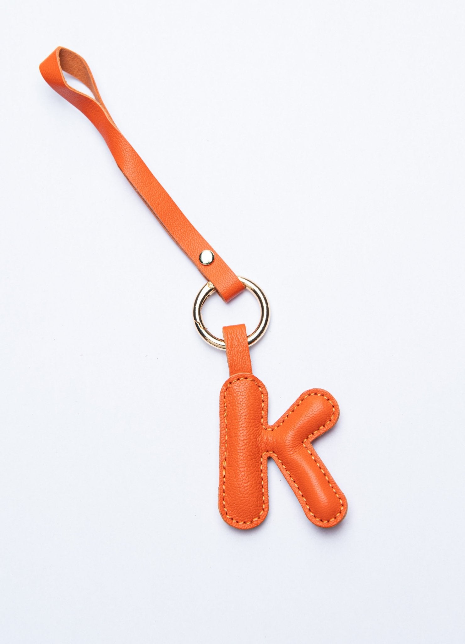 Leather Charm K - Peggell