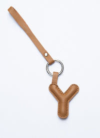 Leather Charm Y - Peggell