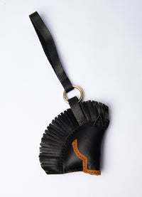Leather Horse Head Black - Peggell Mallorca SL