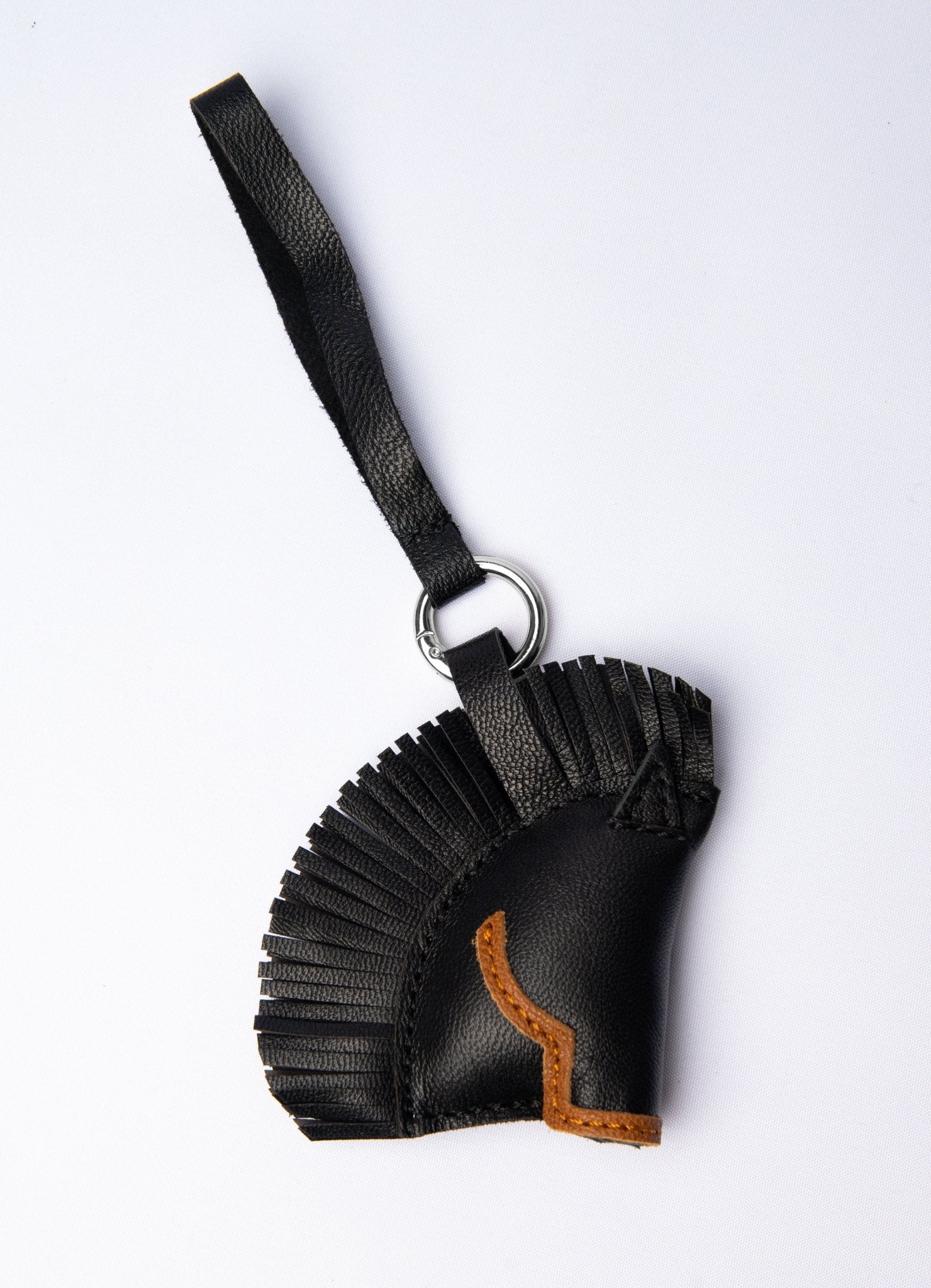Leather Horse Head Black - Peggell Mallorca SL
