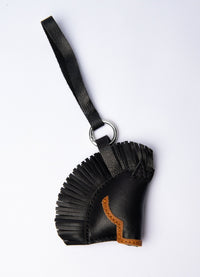 Leather Horse Head Black - Peggell Mallorca SL