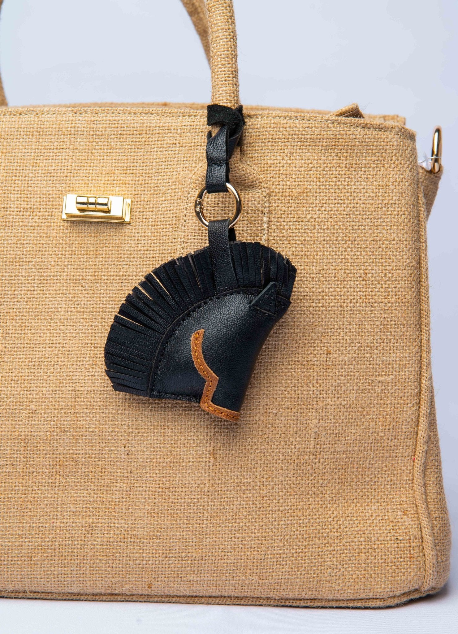 Leather Horse Head Black - Peggell Mallorca SL