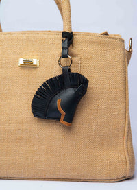 Leather Horse Head Black - Peggell Mallorca SL