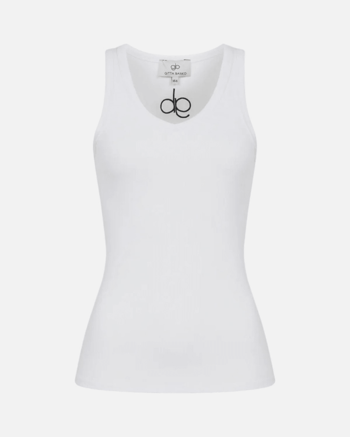 Lia White V Neck Top Gitta Banko - Peggell Mallorca SL