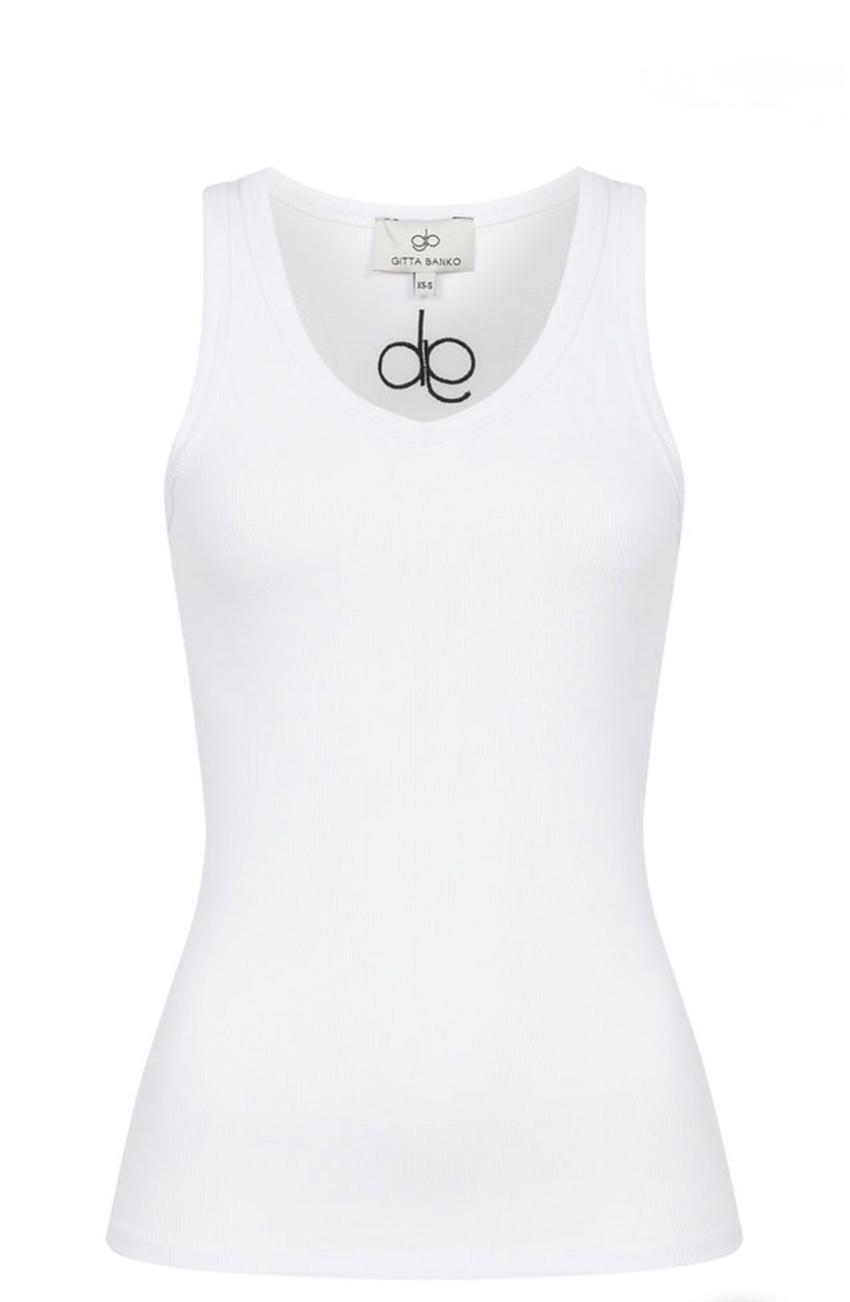 Lia White V Neck Top Gitta Banko - Peggell Mallorca SL
