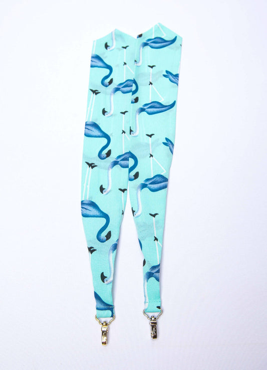 Light Blue Flamingo Ribbon - Peggell