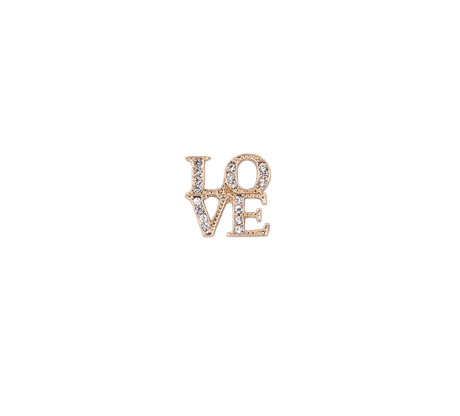 Love + crystals gold - Peggell Mallorca SL