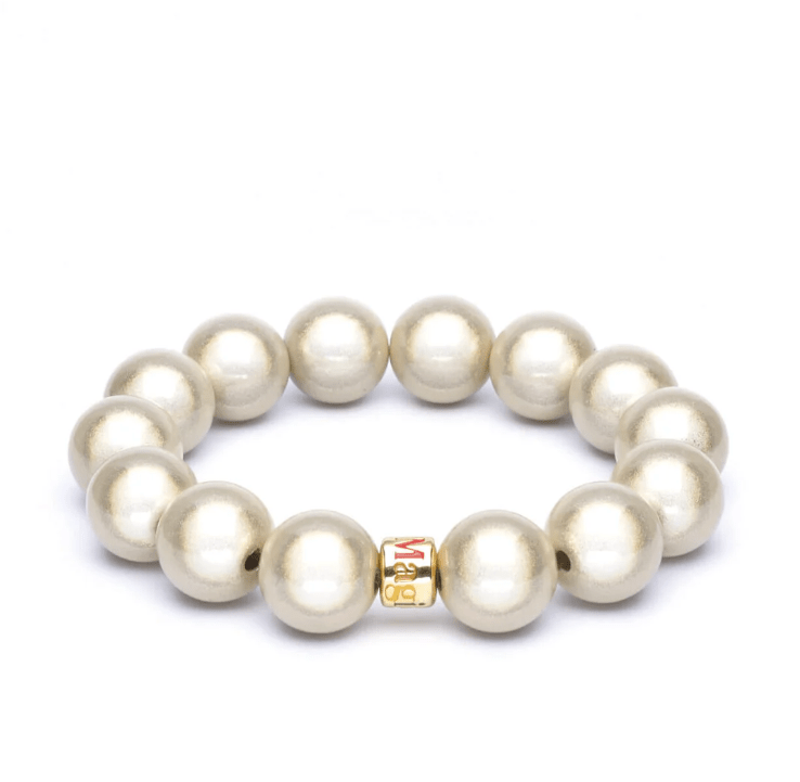 M Champagner bracelet - Peggell Mallorca SL