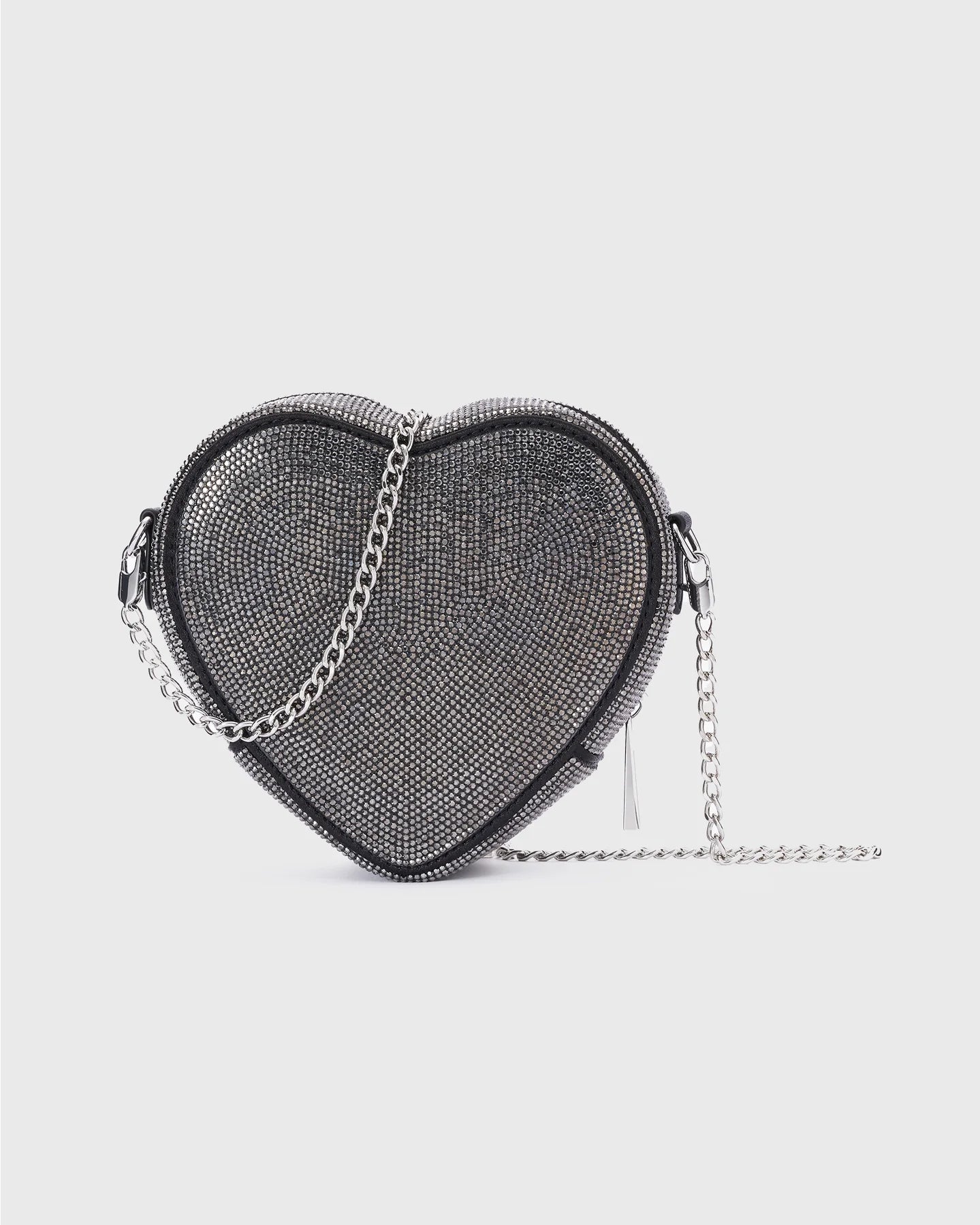 Midi Heart Bag Black Crystal by Weat - Peggell