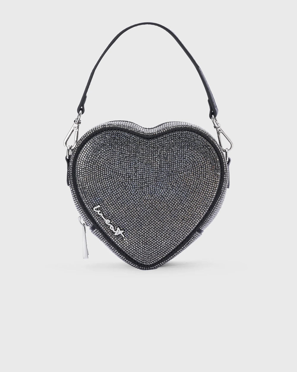 Midi Heart Bag Black Crystal by Weat - Peggell