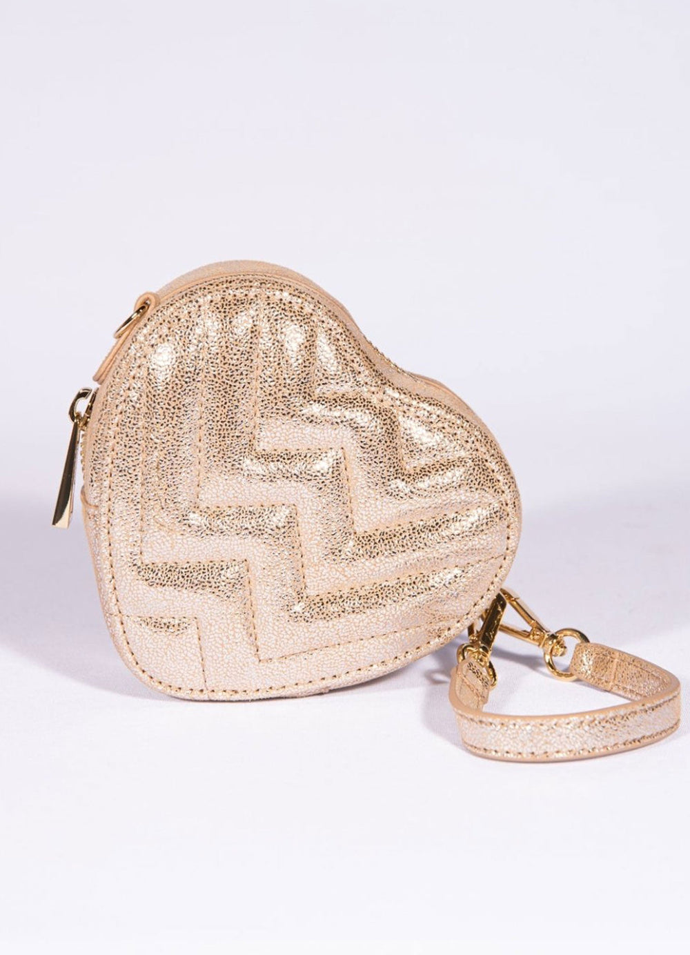 Mini Heart Bag Gold by Weat - Peggell