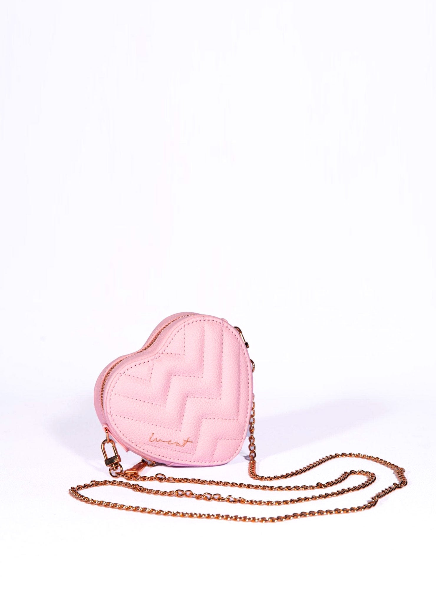 Mini Heart Bag Pink by Weat - Peggell