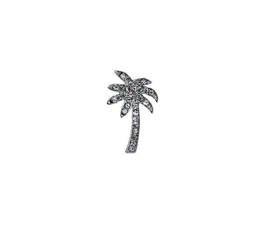 Palm tree crystals silver - Peggell Mallorca SL