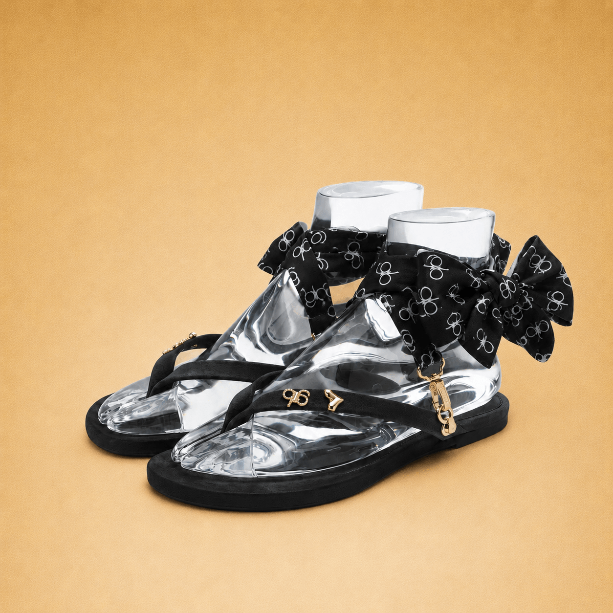 Peggell X Gitta Banko Black GB Glamflip® Gold - Peggell Mallorca SL