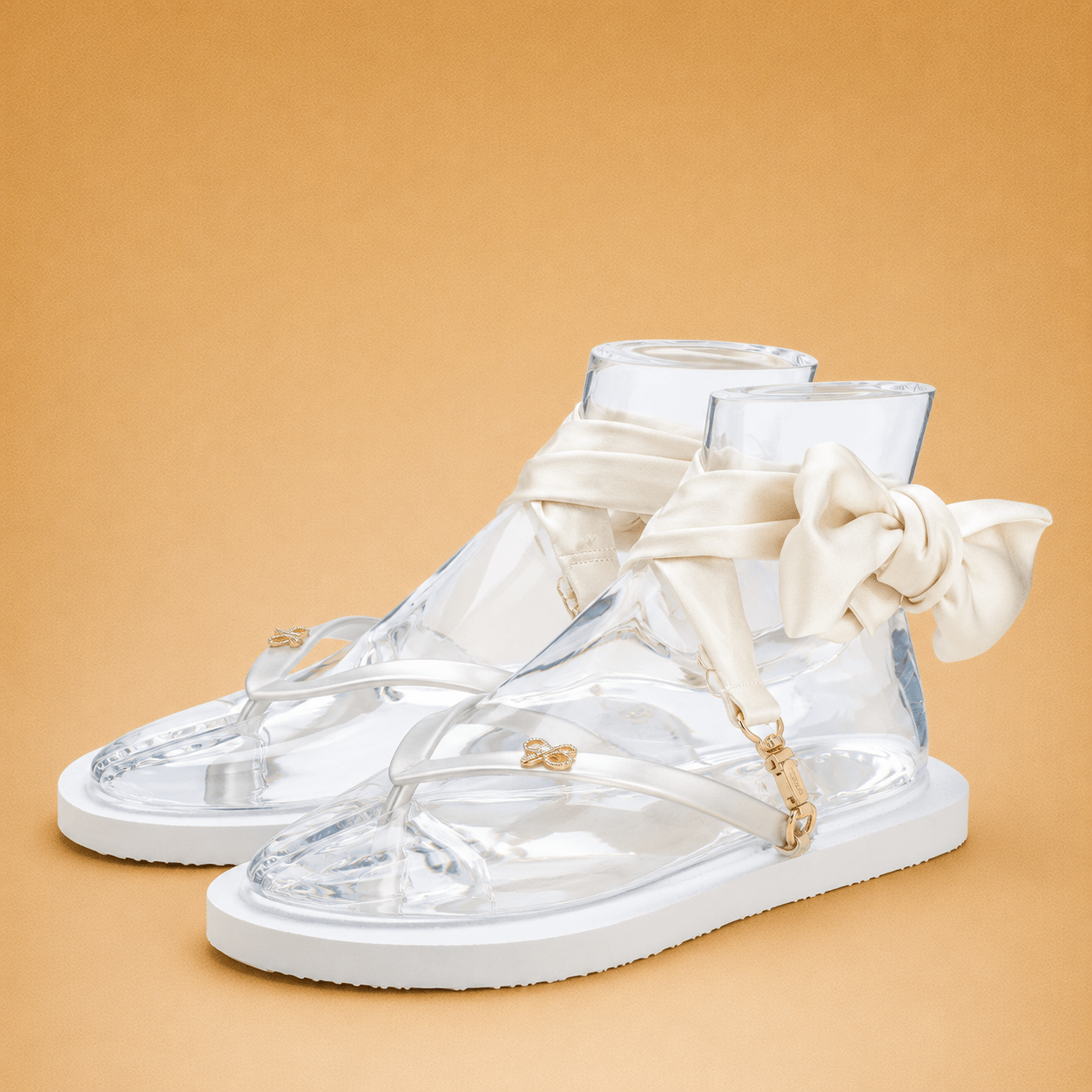 Peggell x Gitta Banko White GB Glamflip® Gold - Peggell Mallorca SL