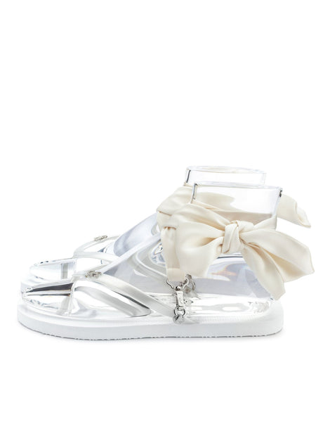 Peggell x Gitta Banko White GB Glamflip® Silver - Peggell Mallorca SL