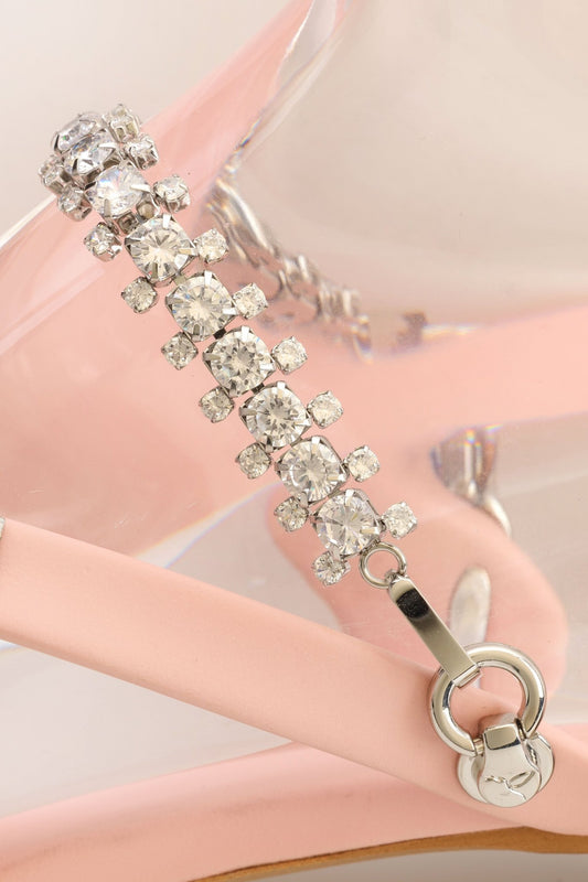 Pink Leather Glamflip - Peggell Mallorca SL